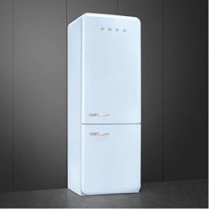 SMEG 205CM PASTEL BLUE 70/30 SPLIT FRIDGE FREEZER-FROST
