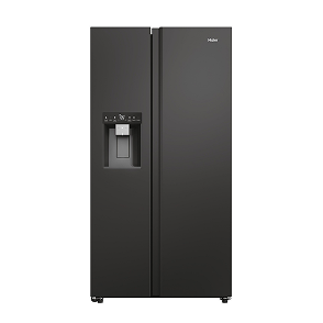 HAIER 190CM SERIES 5 BLACK 60/40 AMERICAN FRIDGE FREEZER