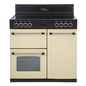BELLING CREAM KENSINGTON 90CM CERAMIC ELECTRIC RANGE COOKER
