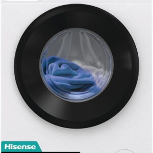 HISENSE WHITE 7KG WASHING MACHINE-1200 SPIN-STEAM WASH-QUICK WASH-QUIET-ECO WASH-EX DISPLAY