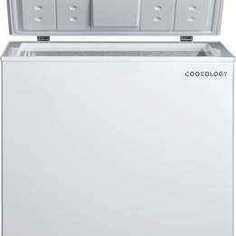 COOKOLOGY WHITE 142L CHEST FREEZER-SUITABLE FOR OUTBUILDINGS-1 BASKET-QUIET-NEW BOXED