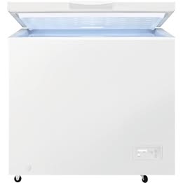 ZANUSSI WHITE 198L CHEST FREEZER-OUTBUILDING SAFE-FAST FREEZE-WHEELS FOR EASE OF MOVING-NEW BOXED