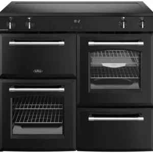 BELLING 100CM ANTHRACITE FARMHOUSE INDUCTION RANGE COOKER-5 ZONES-2 OVENS-GRILL-STORAGE-AIRFRY FUNCTION-EASY CLEAN-EX DISPLAY
