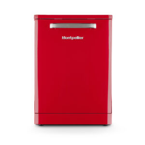 MONTPELLIER RETRO RED 60CM DISHWASHER