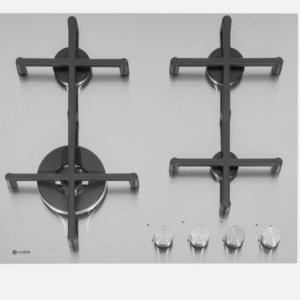 CAPLE 59CM LOW PROFILE S/S GAS HOB-4 BURNER MAGNETIC PAN SUPPORTS