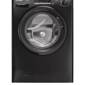 CANDY SMART PRO BLACK 9KG WASHING MACHINE-1600 SPIN-KG SENSOR MODE-DELAY START-QUIET-EX DISPLAY