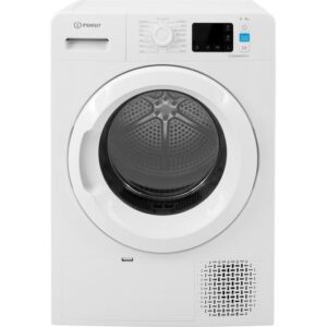 INDESIT WHITE PUSH&GO 8KG HEAT PUMP TUMBLE DRYER-QUICK DRY-SENSOR DRYING-NEW