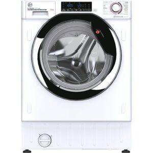 HOOVER WHITE INTEGRATED 9KG WASHING MACHINE-1600 SPIN-AUTO DOSE-KG MODE-WIFI-QUICK WASH-EX DISPLAY