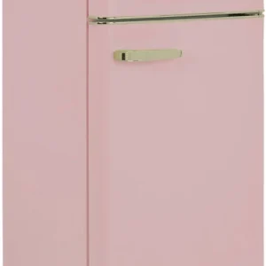 CDA TEA ROSE RETRO TOP MOUNTED FREEZER WITH FRIDGE-206L